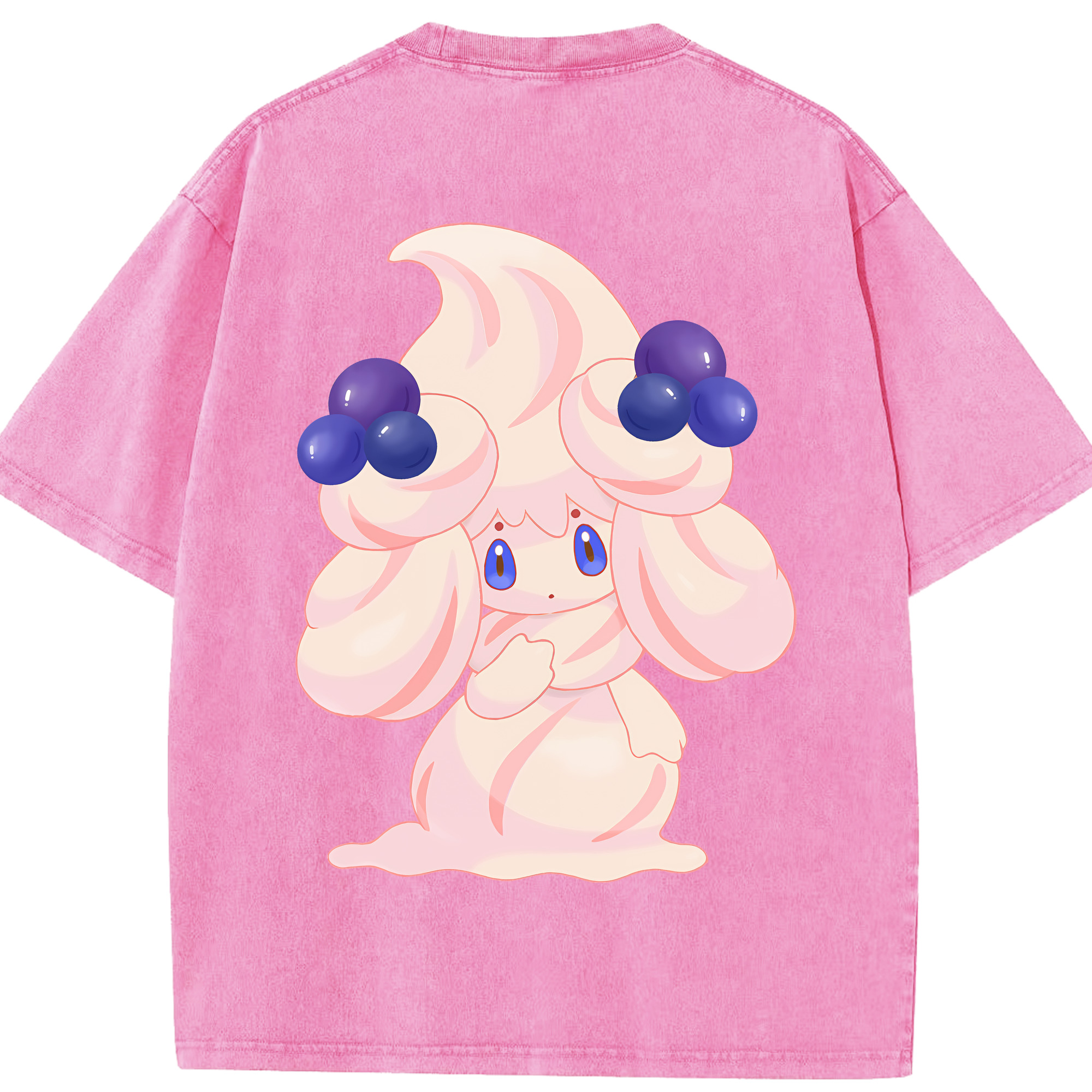 （画像用） ポケットモンスター Pokémon 綿100% ヴィンテージ風 半袖Tシャツ（背面プリント）